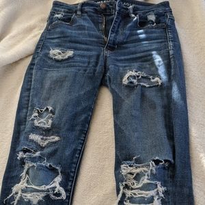 American Eagle Super High Rise Jegging, 2 Short